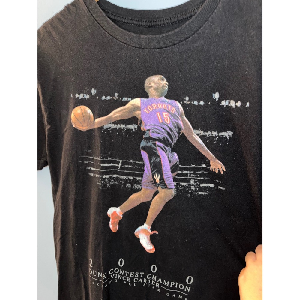 Vintage Toronto Raptors Vince‎ Carter Dunk Contest Champion NBA All Star Tee